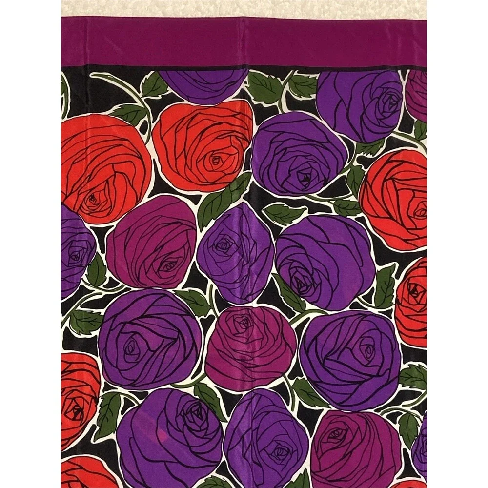 Vintage Christian Dior Square Silk Scarf 34